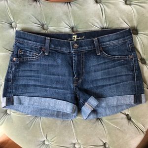 7 For All Mankind denim shorts